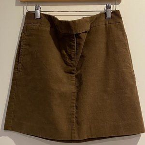 J. Crew Corduroy Mini Skirt - Size 2